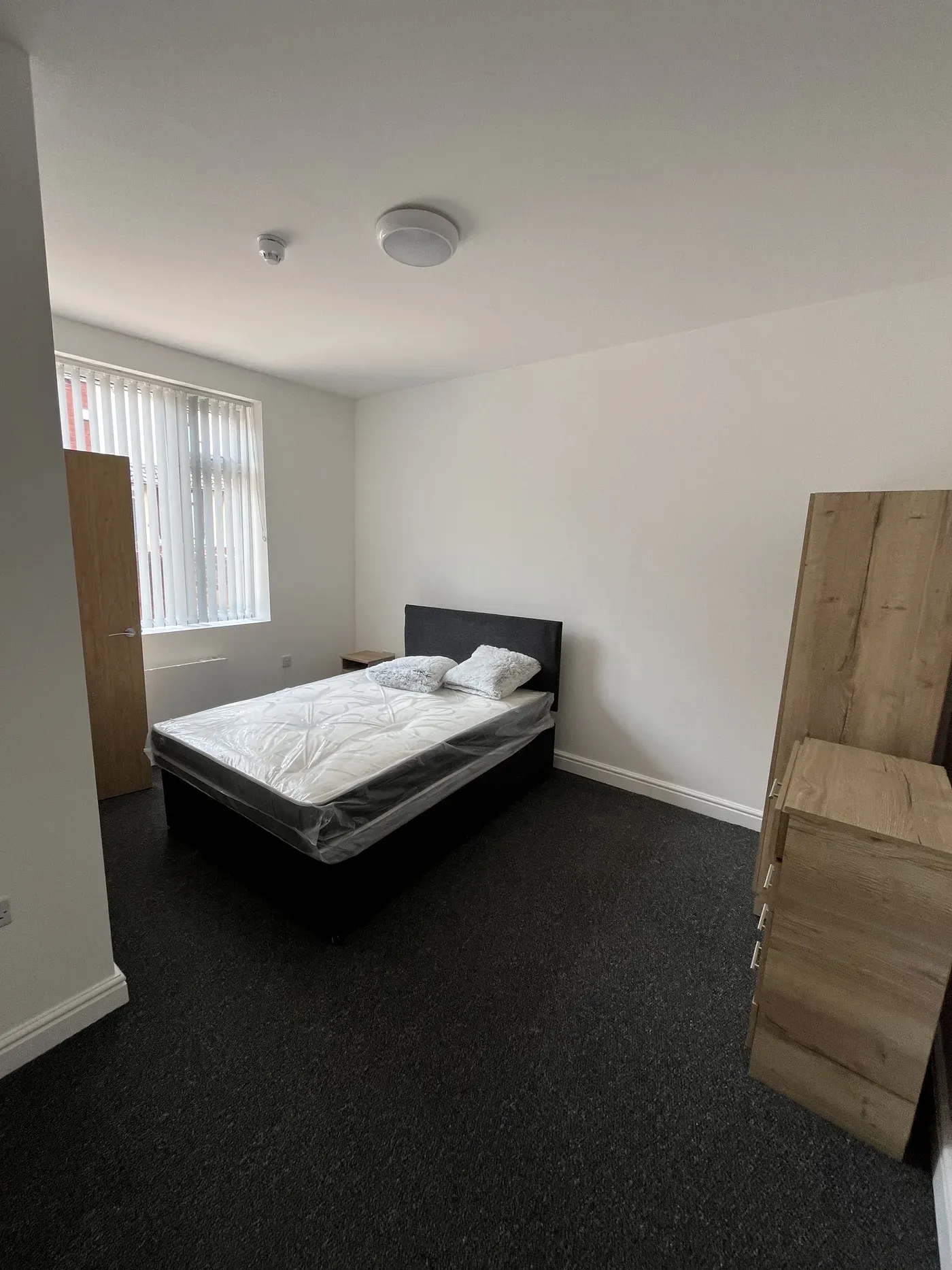 Private bedroom in the supported living home