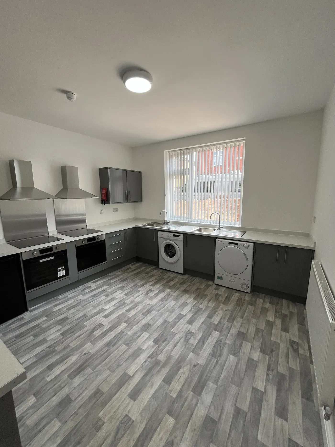 Shared supported living kitchen set up for daily routines